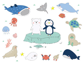 水族館　かわいい　動物 © PON