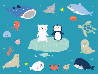 水族館　かわいい　動物 © PON