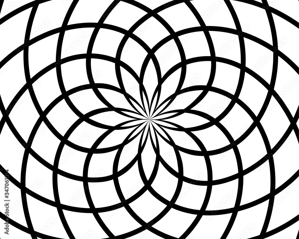 Poster abstract background vector. black and white pattern. ornament template for print page poster, web de