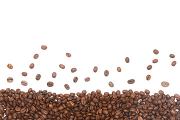 coffee beans. isolated on a white background