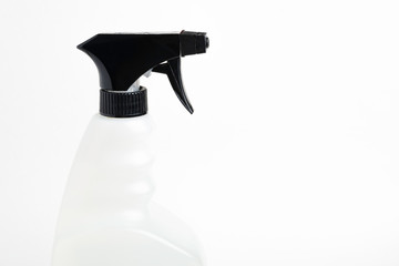 Black & White Liquid Spray Dispenser Bottle