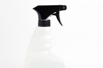 Black & White Liquid Spray Dispenser Bottle