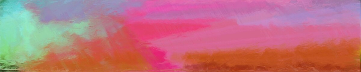 abstract graphic element with horizontal graphic background with pale violet red, coffee and dark sea green colors