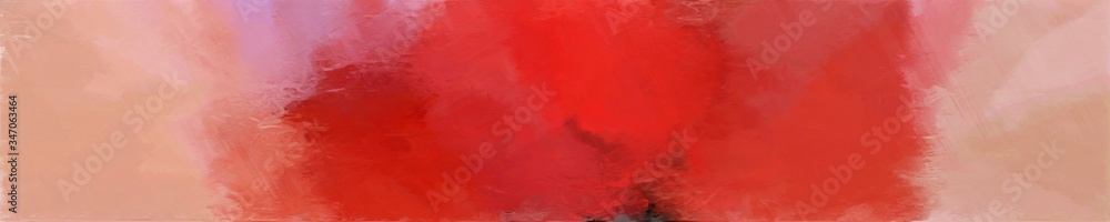Poster abstract horizontal graphic background with firebrick, tan and pale violet red colors