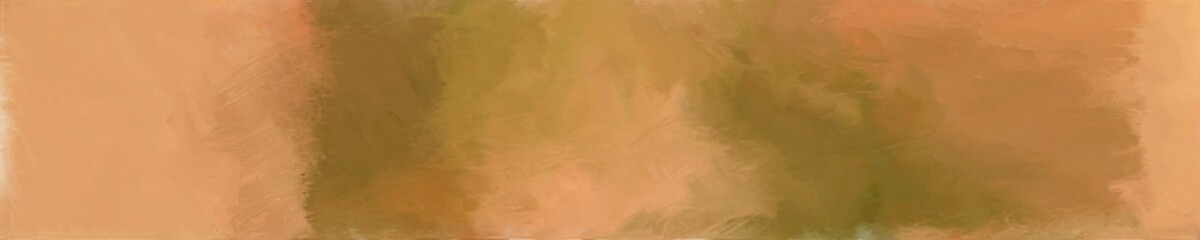 abstract long wide background with peru, brown and dark salmon colors