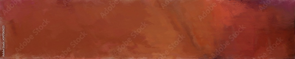 Aufkleber abstract graphic element with horizontal graphic background with saddle brown, sienna and old mauve 