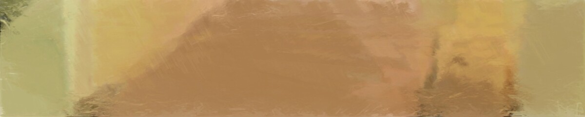 abstract long wide background with dark khaki, tan and pastel brown colors