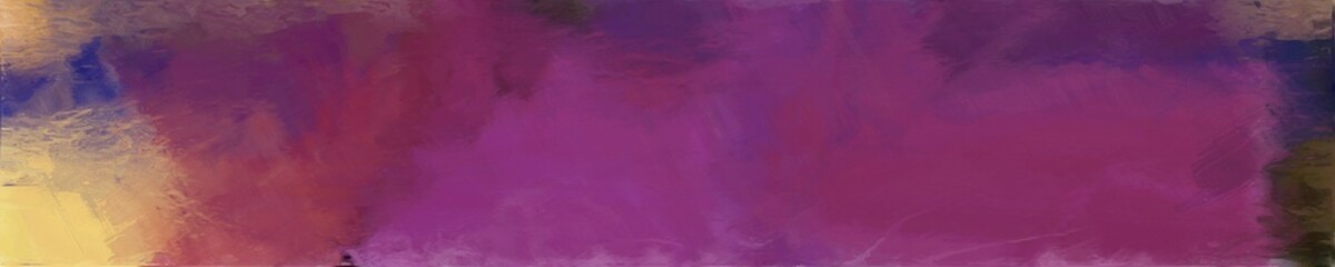 abstract long wide background with dark moderate pink, burly wood and very dark violet colors