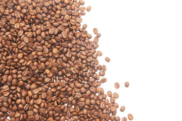 coffee beans. isolated on a white background
