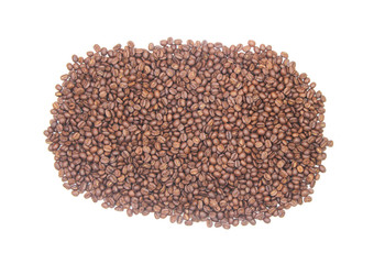 coffee beans. isolated on a white background
