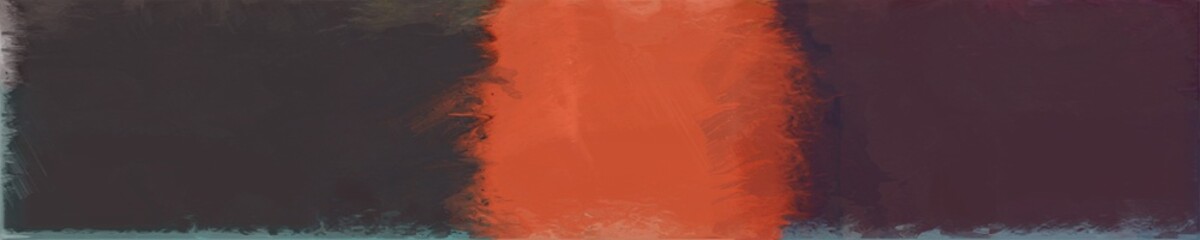 abstract graphic element with long wide background with coffee, very dark violet and slate gray colors