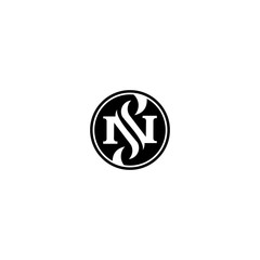 NS SN Letter Logo Design Template