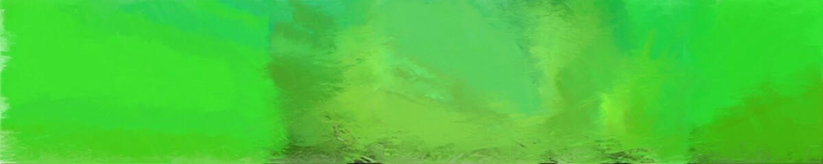 abstract graphic element with natural long wide horizontal graphic background with lime green, moderate green and dark green colors