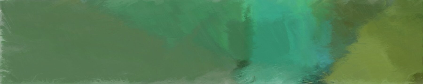 abstract horizontal graphic background with sea green, medium sea green and cadet blue colors © Eigens