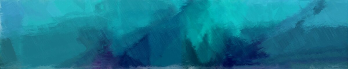 abstract graphic element with graphic background with teal, very dark blue and light sea green colors