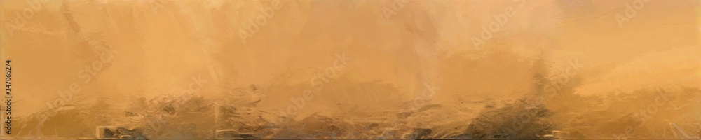 Aufkleber abstract graphic element with long wide horizontal background with sandy brown, old mauve and brown 