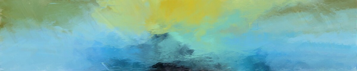 Obraz na płótnie Canvas abstract graphic background with medium aqua marine, yellow green and dark sea green colors