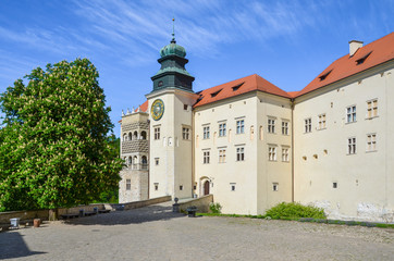 The Pieskowa Skała Royal Castle, Suloszowa village, Poland.