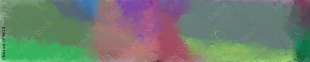 Aufkleber abstract graphic element with horizontal graphic background with dim gray, antique fuchsia and pastel green colors