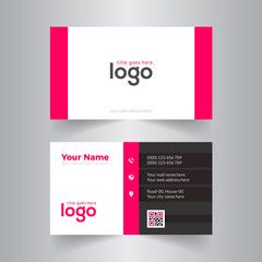 Abstract Corporate Business card Template Design.