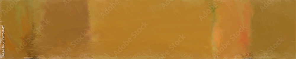 Poster abstract graphic element with natural long wide horizontal background with bronze, brown and tan col