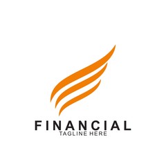 Financial and accounting business logo design