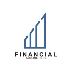 Financial and accounting business logo design