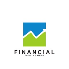 Financial and accounting business logo design