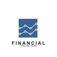 Financial and accounting business logo design
