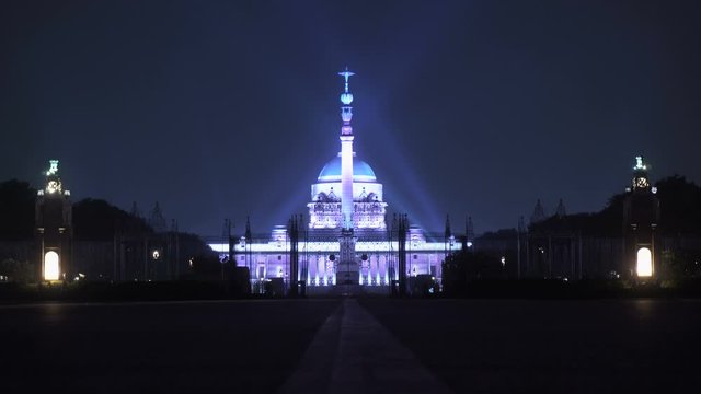 India National Parliament Building in New Delhi, India