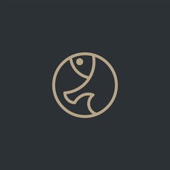 Premium fish logo design