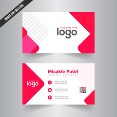 Abstract Corporate Business card Template Design.