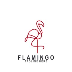 Flamingo logo with modern design