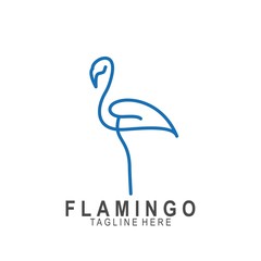 Flamingo logo with modern design