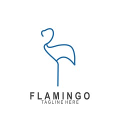 Flamingo logo with modern design