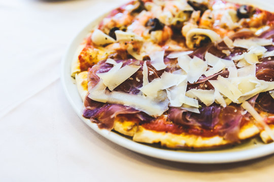 Homemade pizza
