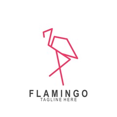 Flamingo logo with modern design