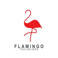 Flamingo logo with modern design