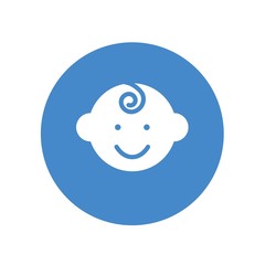 baby icon vector illustration for website and graphic design