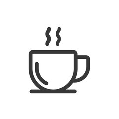 cup of coffee icon vector illustration for website and graphic design