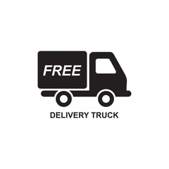 DELIVERY TRUCK ICON , LOGISTIC CARGO ICON