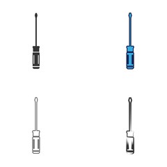 screw driver icon vector illustration design
