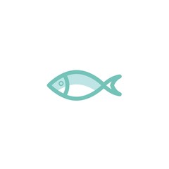 fish icon vector illustration for website and graphic design