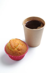 Muffin and coffee