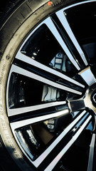 detail of a car wheel 