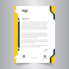 Business style letter head templates for your project design.