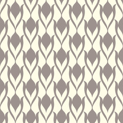retro floral seamless ornamental pattern