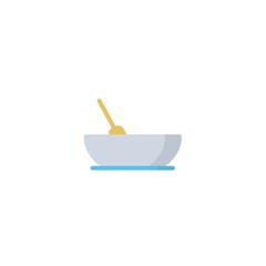 porridge icon vector illustration for website and graphic design