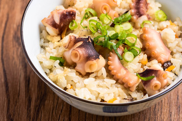 タコの炊込みご飯