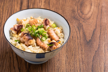 タコの炊込みご飯